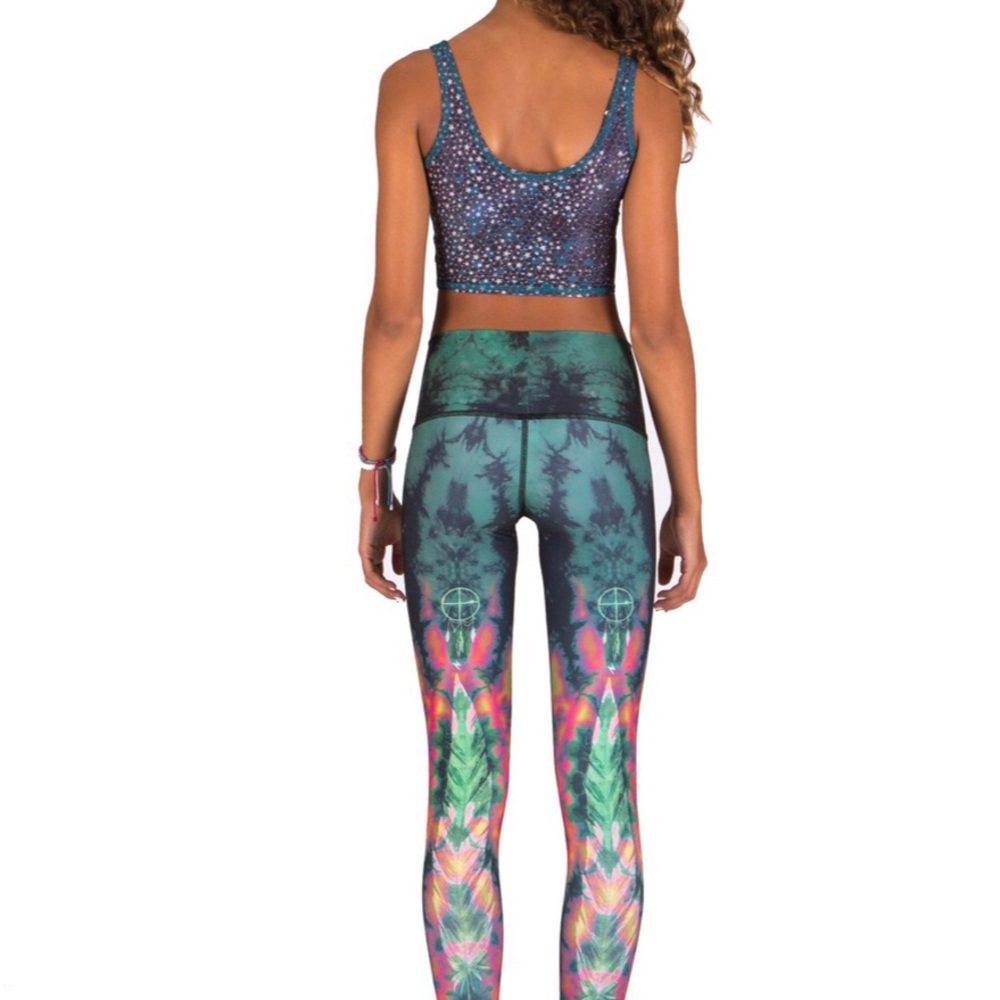 Teeki Multicolor Patterned Leggings